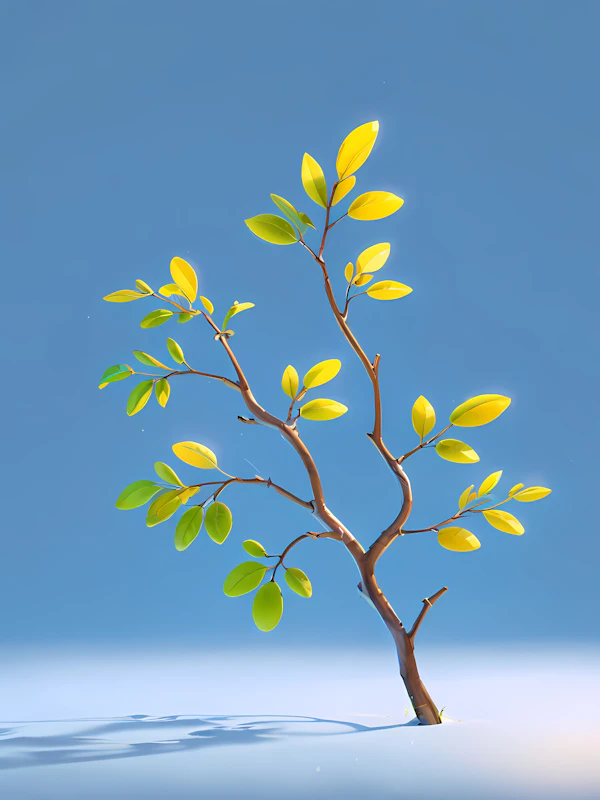Minimalist Tree Art