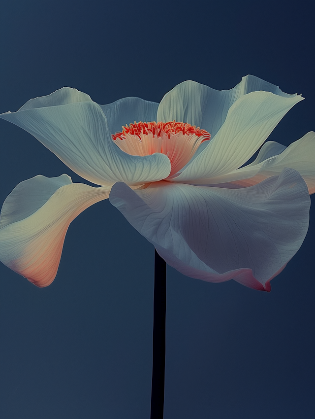 Surreal Single Poppy