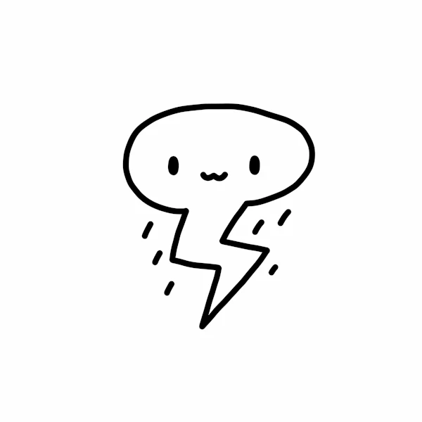 Smiling Lightning Bolt