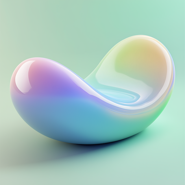 Futuristic Pastel Chair