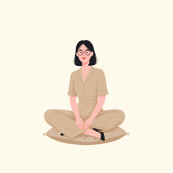 Woman on Cushion