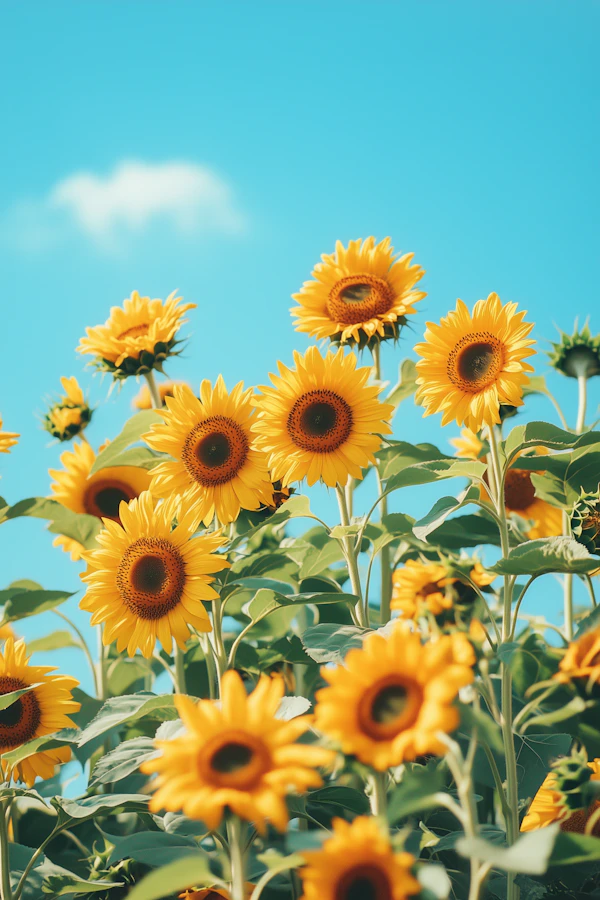 Sunflower Field Bliss