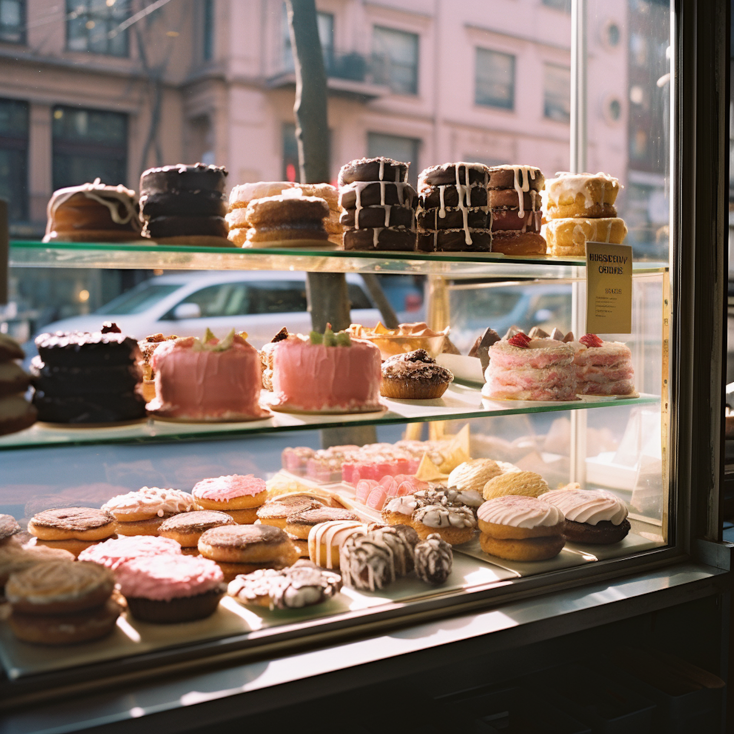 Morning Indulgence in a Cozy Bakery