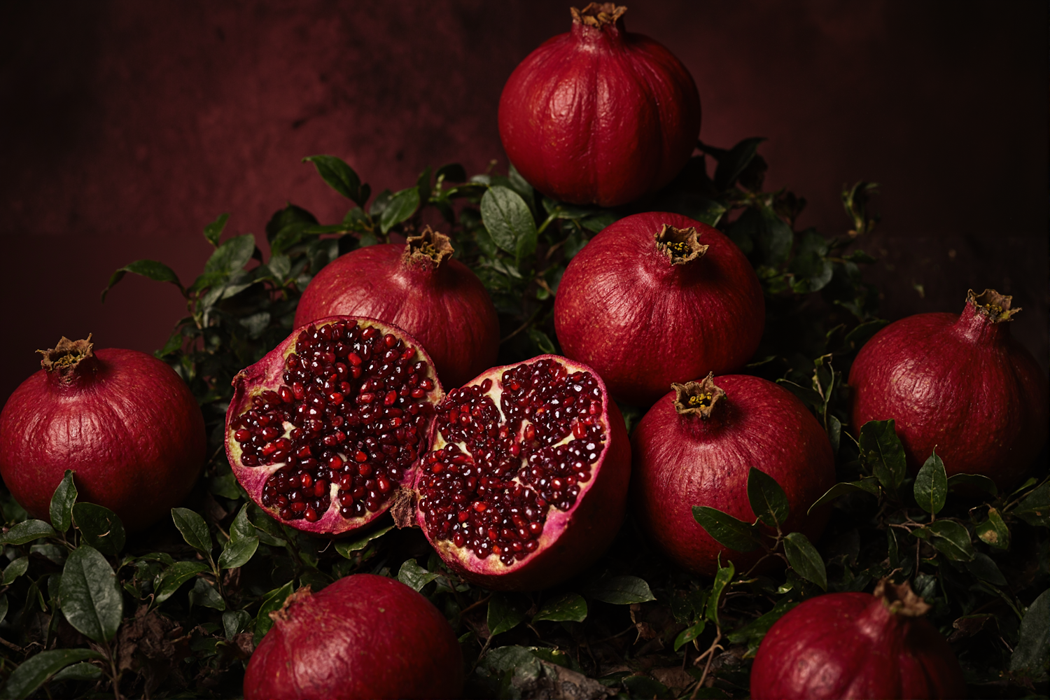 Vibrant Pomegranates