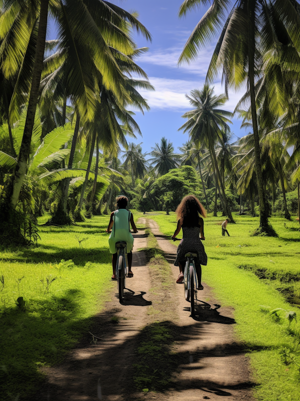 Cycling Escape in a Lush Tropical Grove