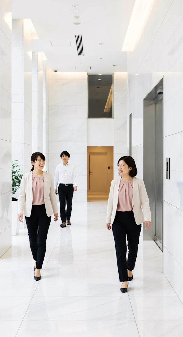 Office Hallway Walk