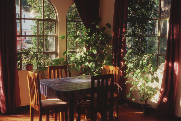 Cozy Sunlit Dining Area