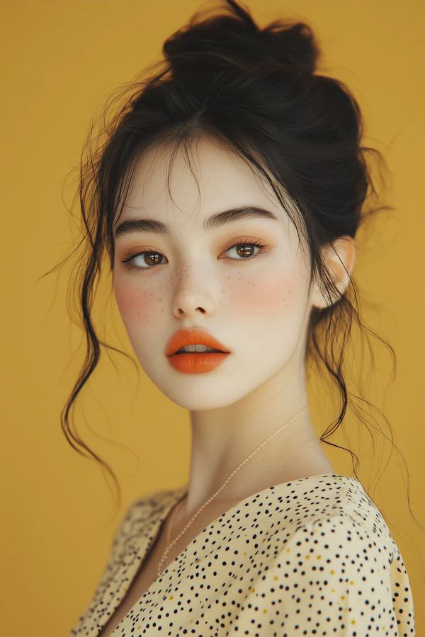 Freckled Beauty Portrait