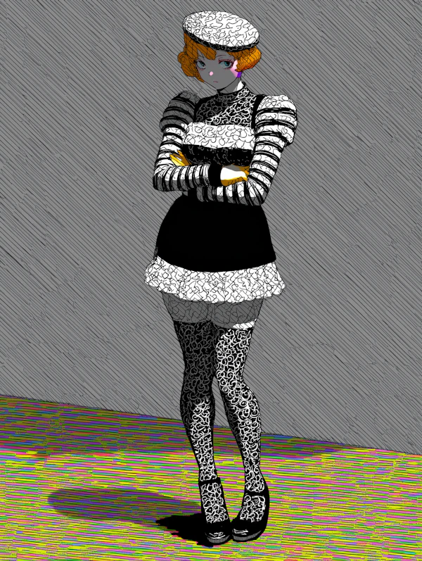 Stylized Woman Portrait