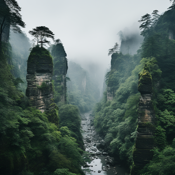 Verdant Cliffs of Serenity River