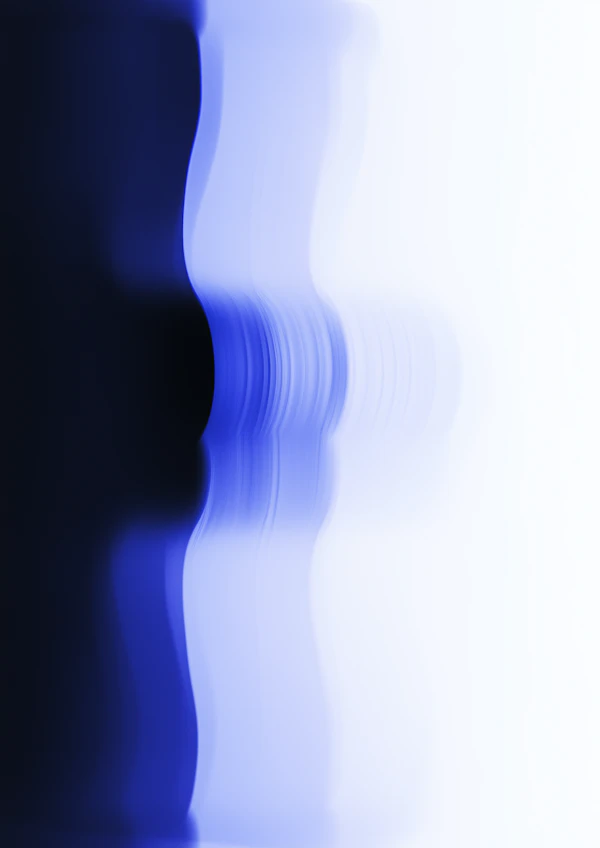 Abstract Blue Gradient Composition