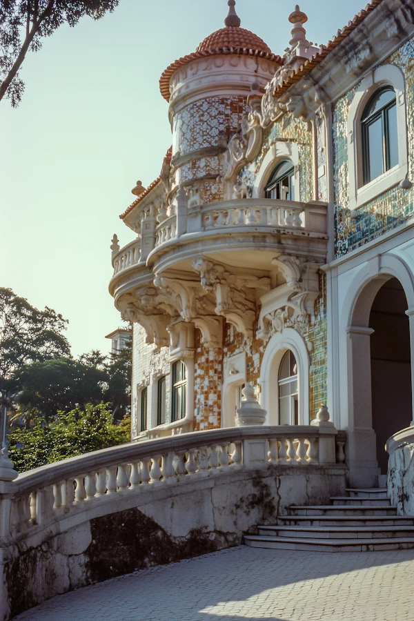 Ornate Building with Intricate Architectural Details