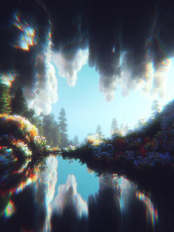 Dreamlike Landscape Scene