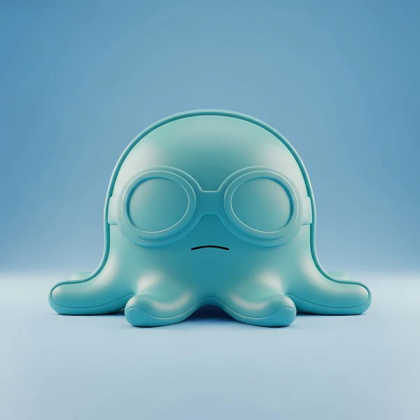 Stylized Octopus Render