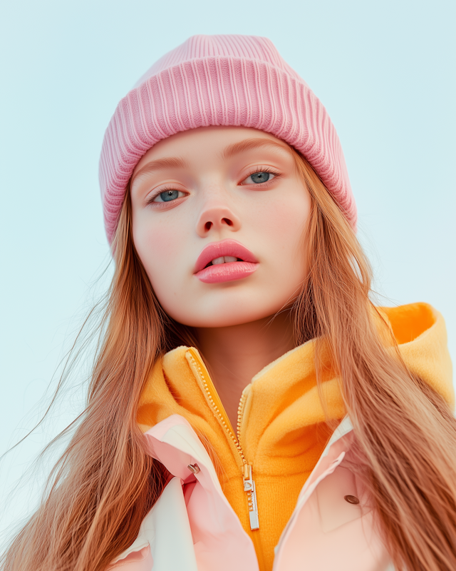Pastel Fashion Portrait
