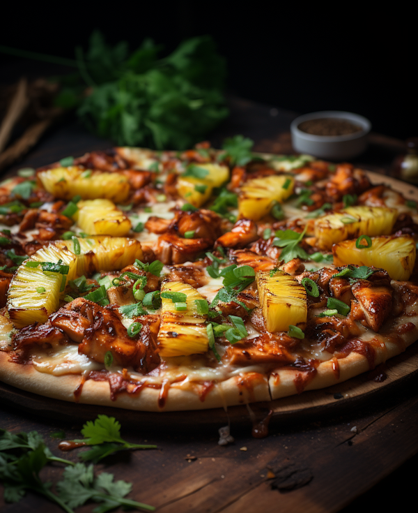 BBQ Chicken Hawaiian Pizza