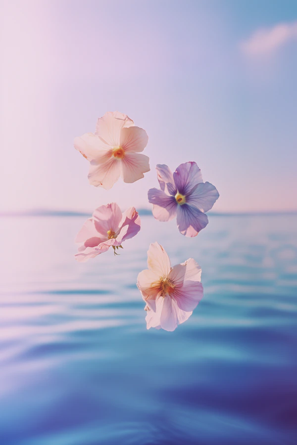 Floating Flowers Serenity