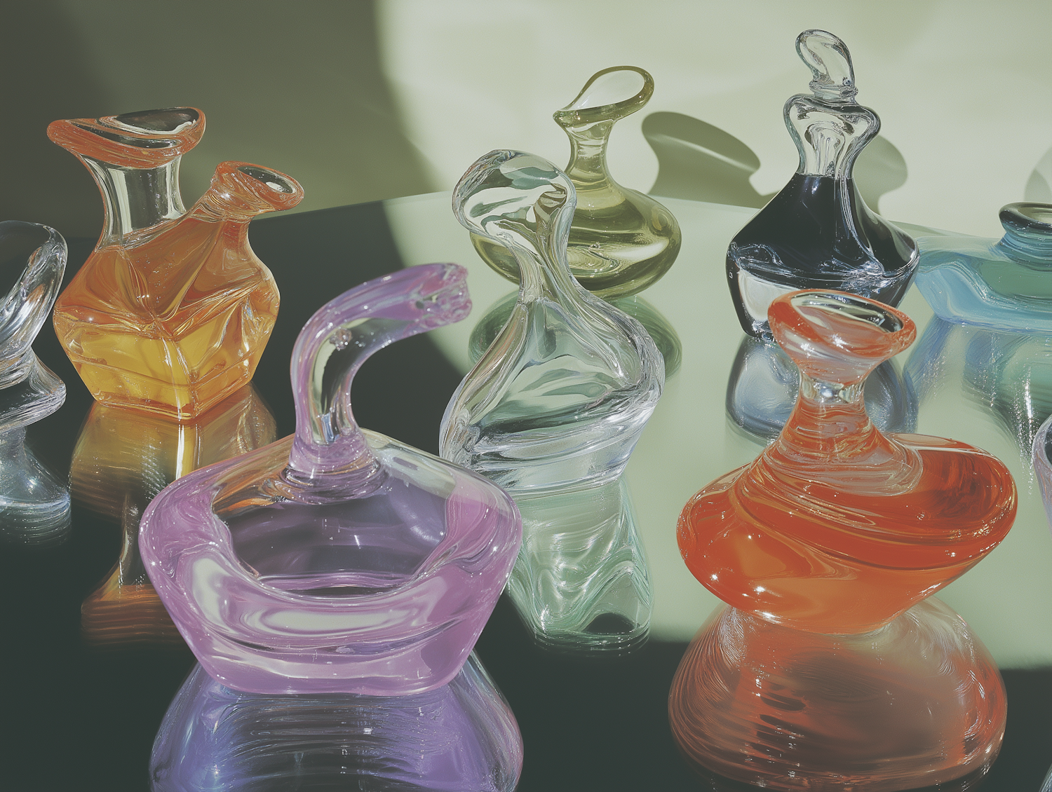 Artistic Glass Bottles