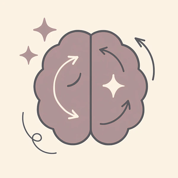 Minimalist Brain Art