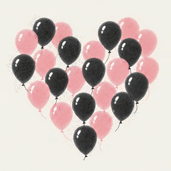 Heart Balloon Art