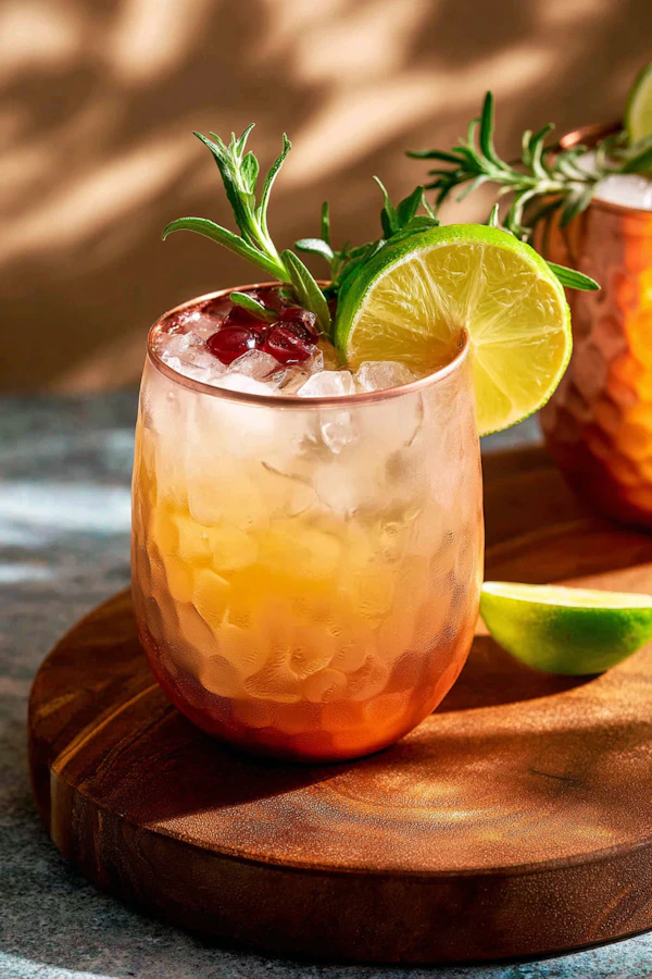 Vibrant Cocktail Display