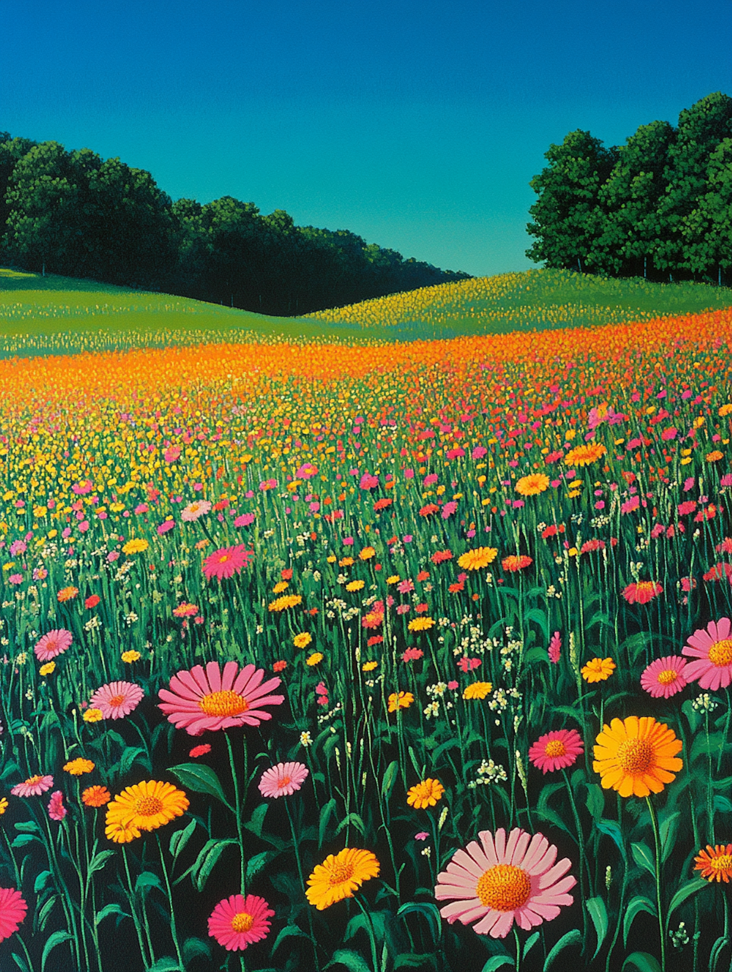 Vibrant Wildflower Field