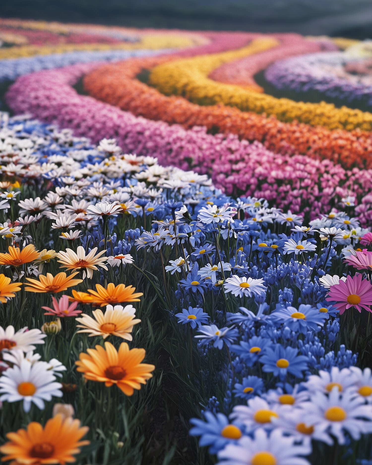 Vibrant Field of Flowers