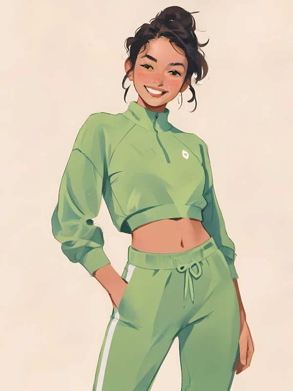 Cheerful Animated Character