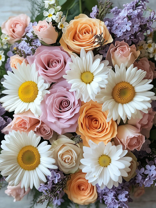 Pastel Flower Bouquet