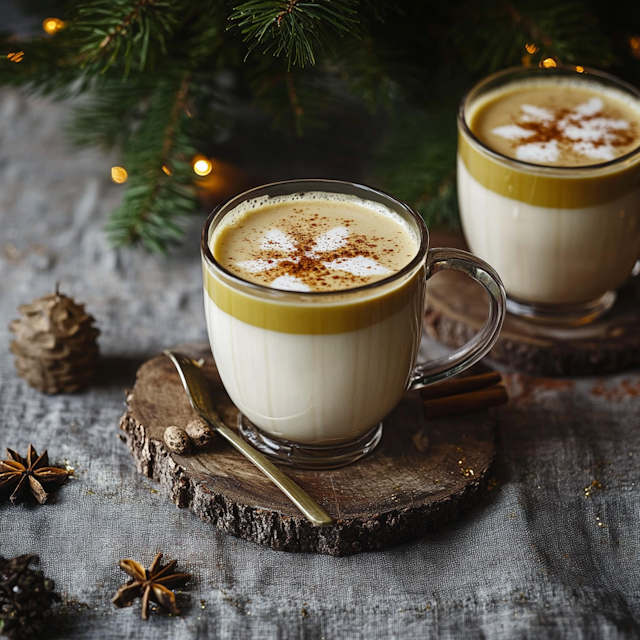 Festive Latte Scene