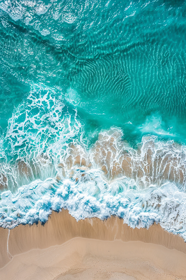 Pristine Seaside Aerial View