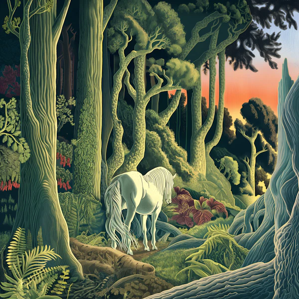 Enchanted Forest Scene
