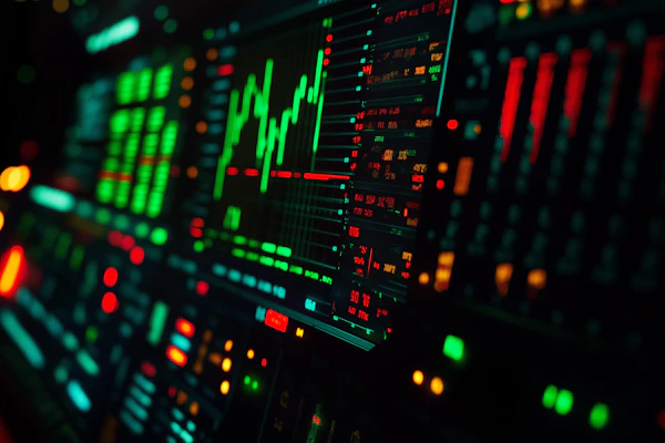 Futuristic Trading Screen
