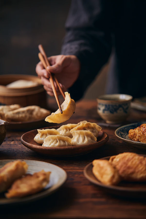 Dumpling Meal Scene