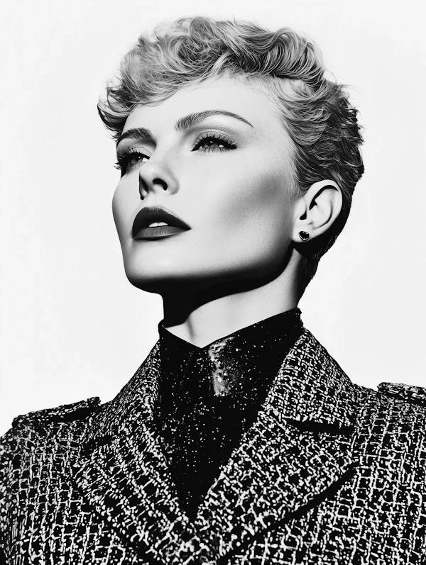 Black-and-White Portrait
