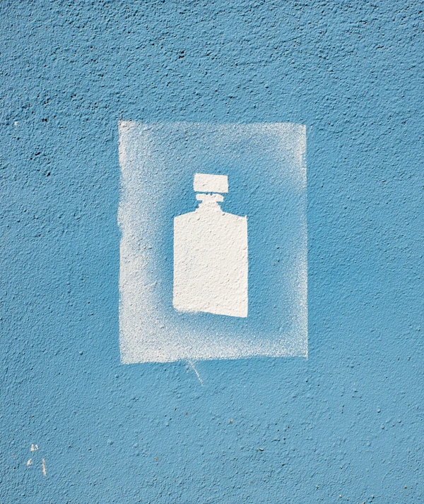 Perfume Stencil Art