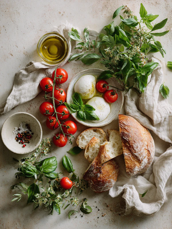Mediterranean Meal Setup