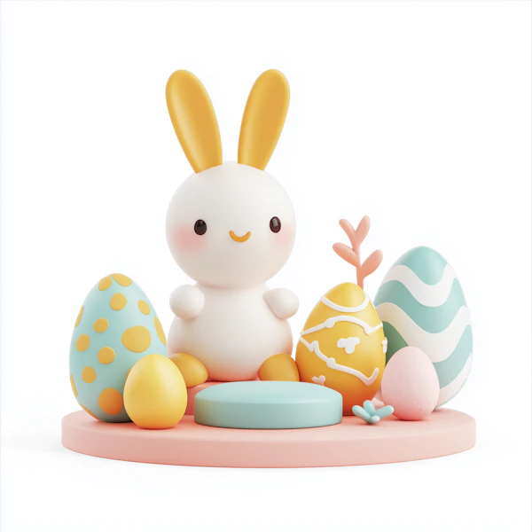 Easter Bunny & Eggs