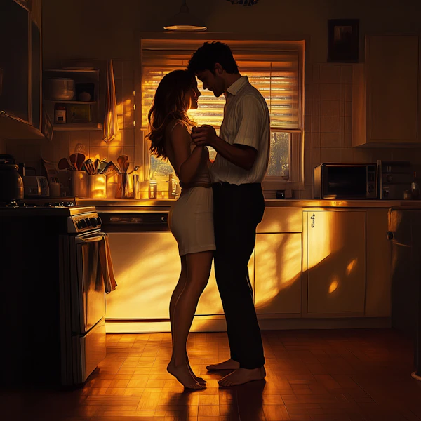Tender Kitchen Moment