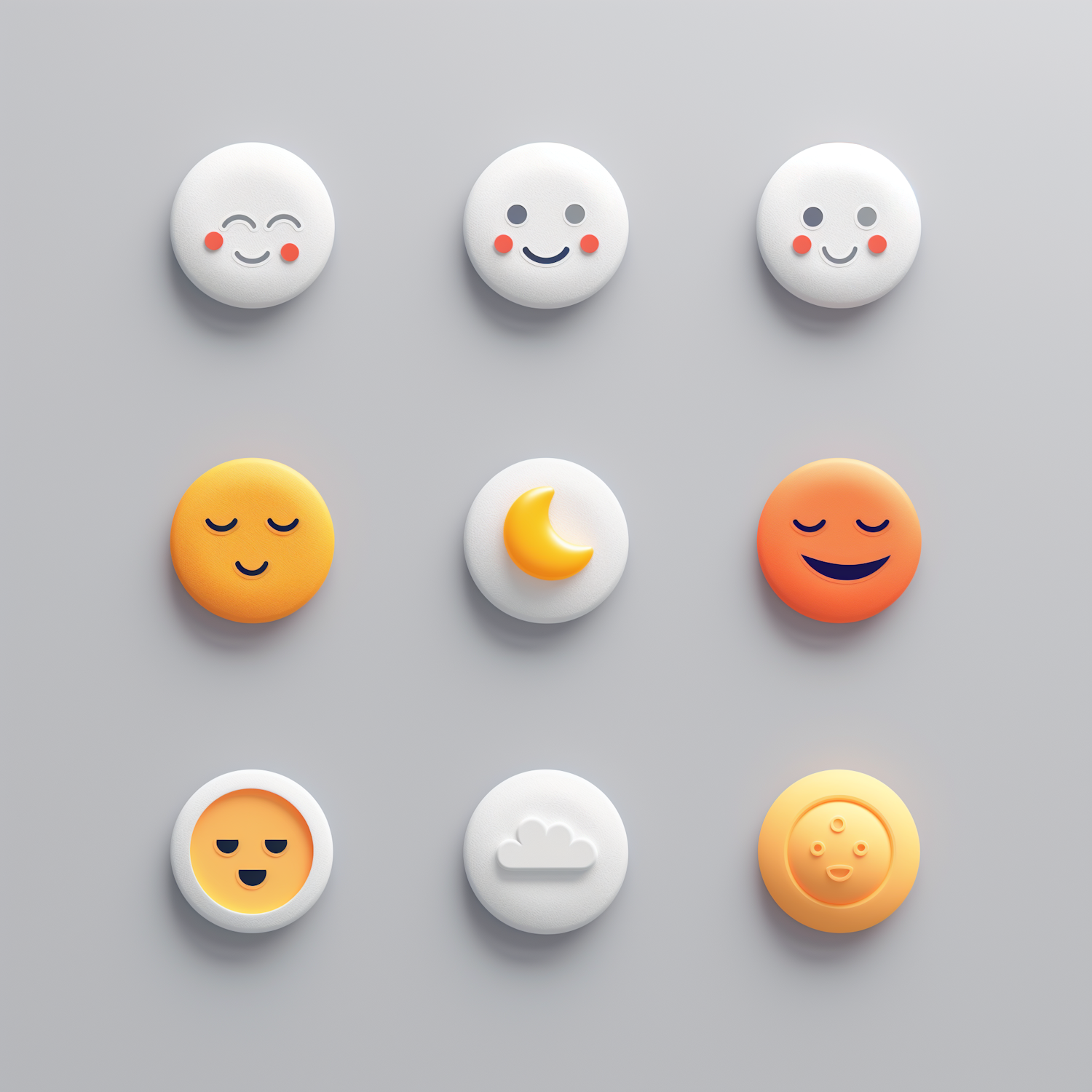 Stylized Emoji Grid