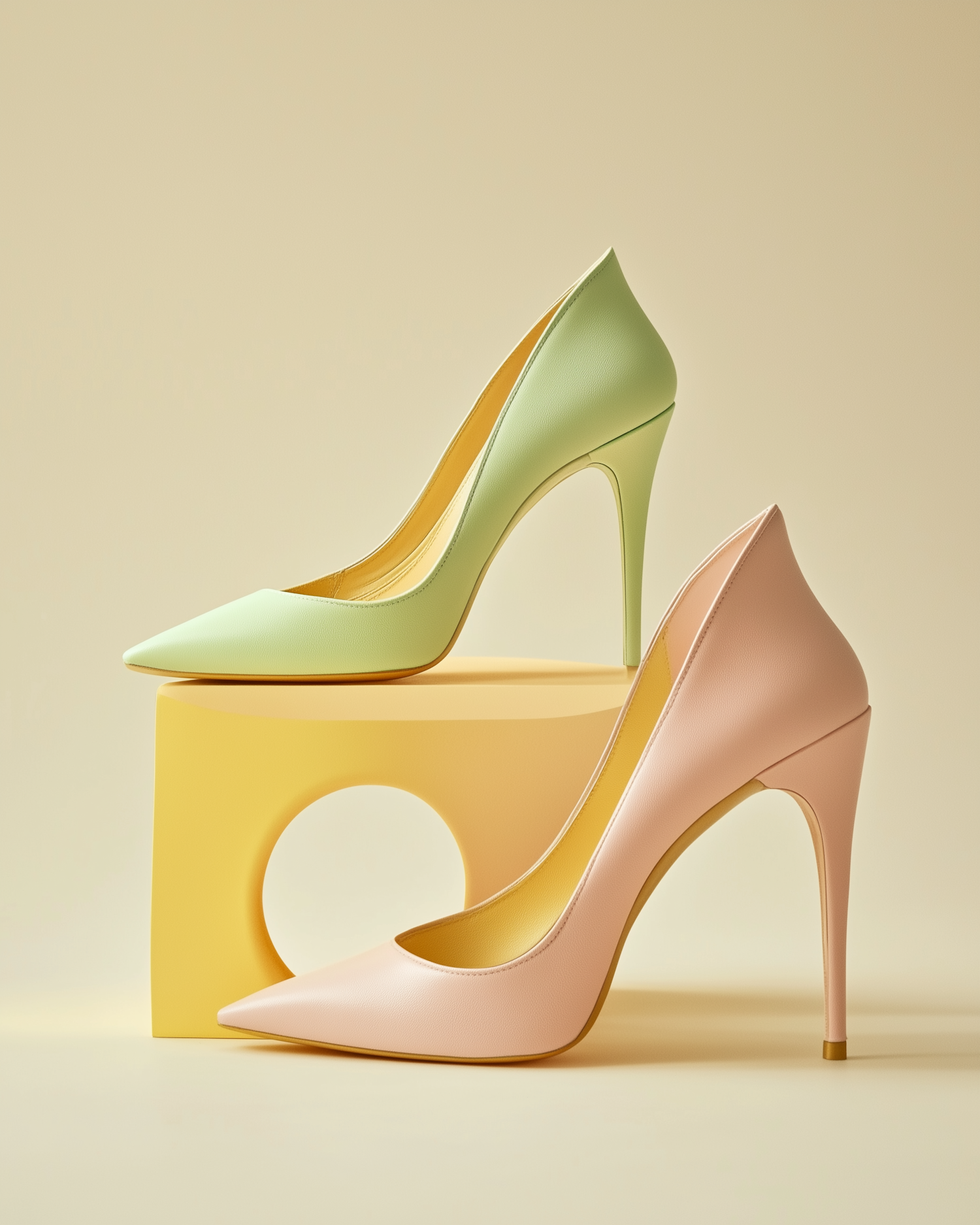 Elegant High-Heeled Shoes