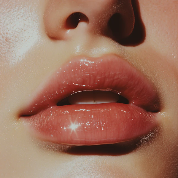 Glossy Pink Lips