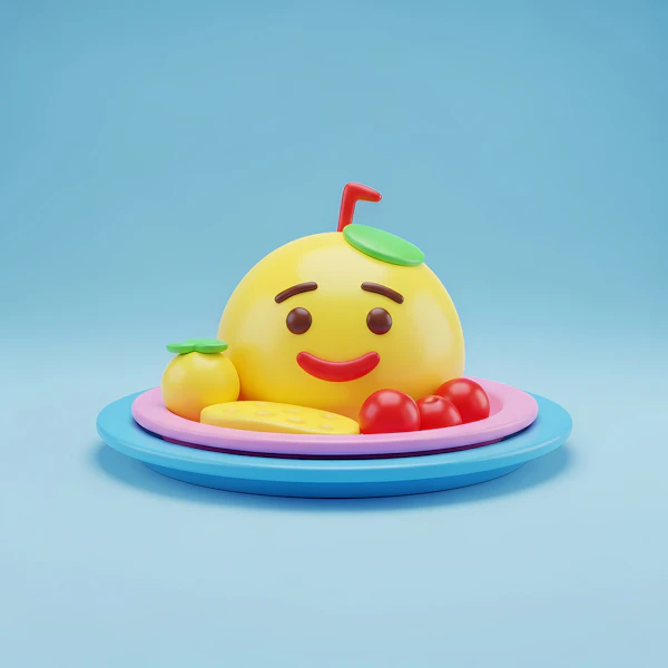 Emoji Food Illustration