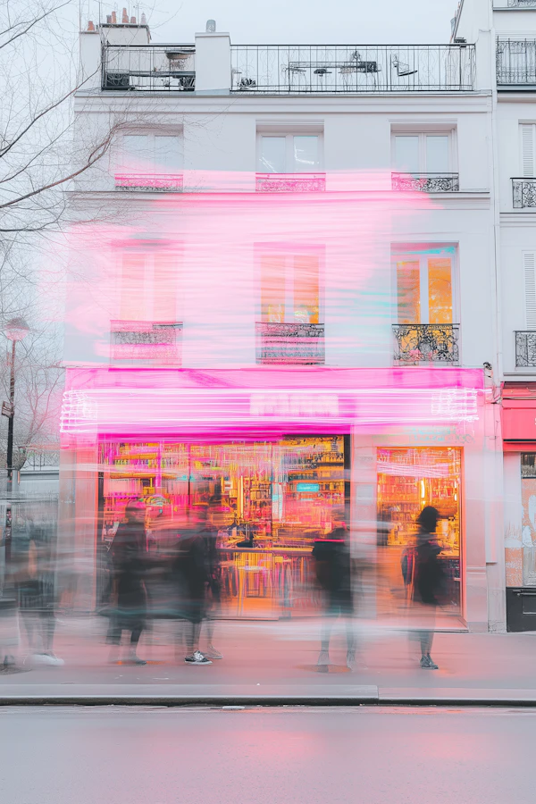 Urban Scene with Balcony