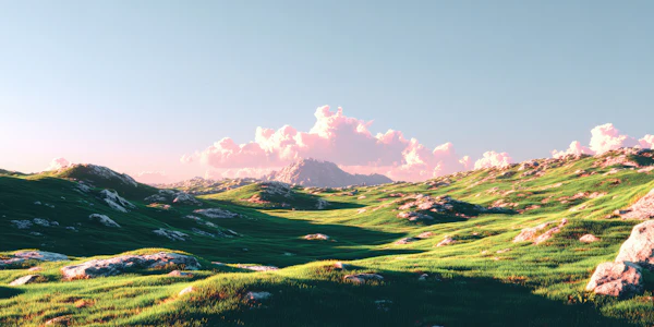Serene Green Hills