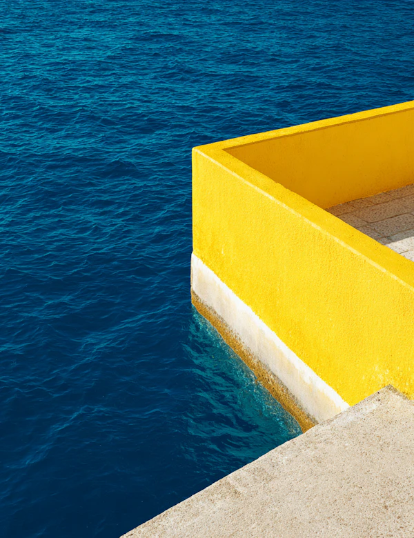 Yellow Wall and Ocean