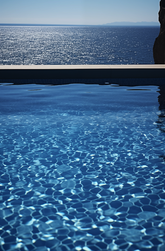 Serene Infinity Pool Overlooking the Ocean