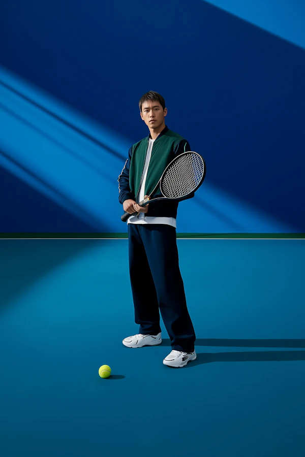 Tennis Court Athlete