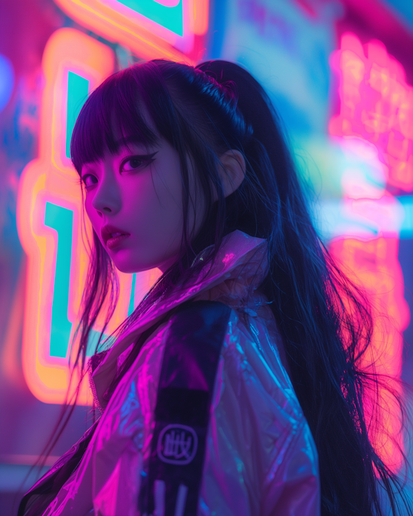 Neon Dream Portrait