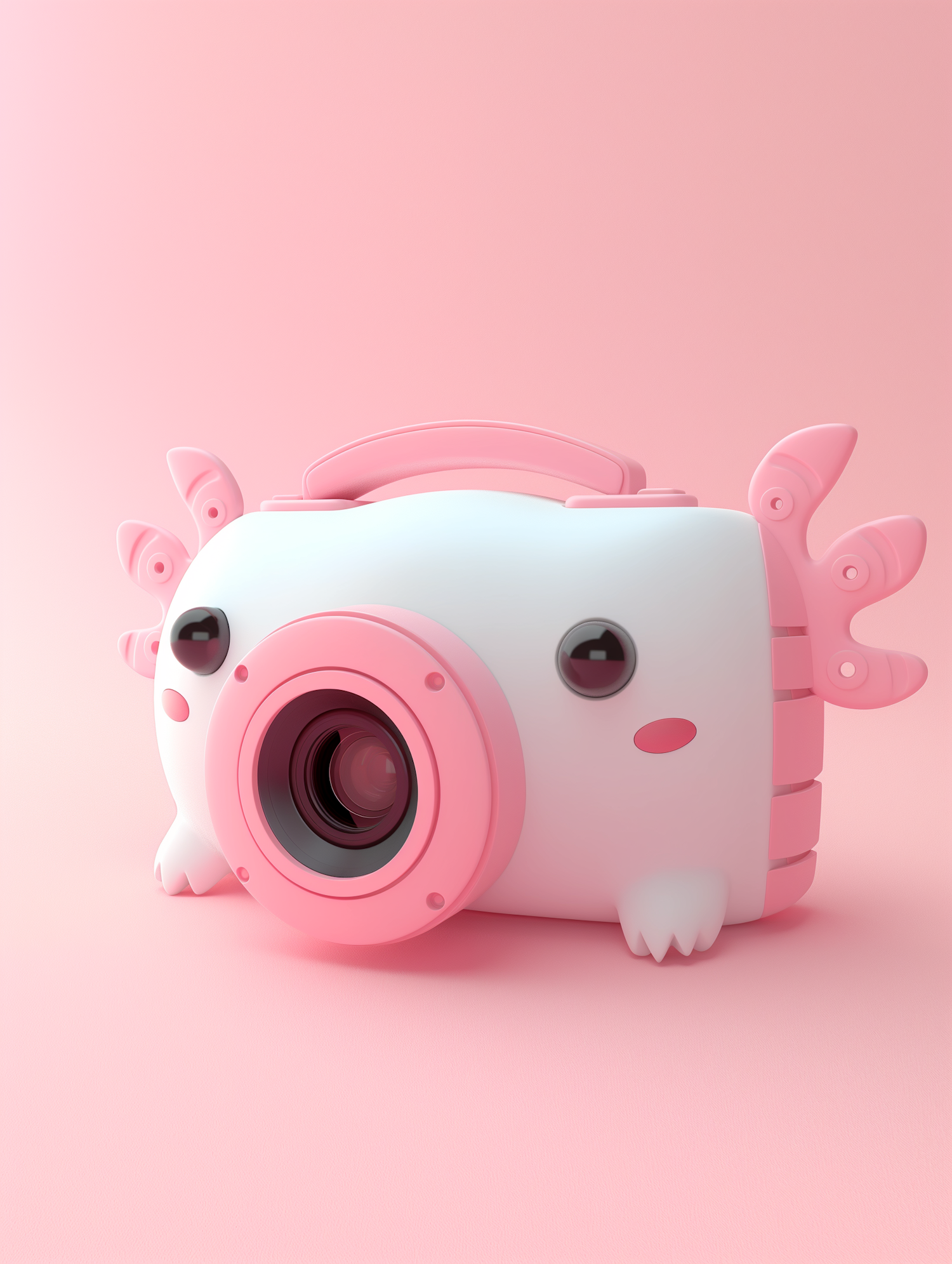 Whimsical Camera-Animal Hybrid Object